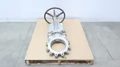 VELAN L16-0320C-13BL MANUAL STAINLESS LUGGED KNIFE GATE VALVE 10IN 150
