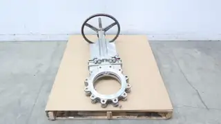 VELAN L16-0320C-13BL MANUAL STAINLESS LUGGED KNIFE GATE VALVE 10IN 150