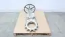 VELAN L16-0320C-13BL MANUAL STAINLESS LUGGED KNIFE GATE VALVE 10IN 150 thumbnail 1