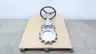 VELAN L16-0310C-13SL MANUAL STAINLESS LUGGED KNIFE GATE VALVE 10IN 150 thumbnail 1