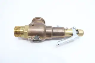 KUNKLE 6010EE01-LM BRONZE THREADED SAFETY RELIEF VALVE 50PSI 681LB/HR 1IN NPT