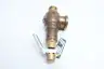 KUNKLE 6010EE01-LM BRONZE THREADED SAFETY RELIEF VALVE 50PSI 681LB/HR 1IN NPT thumbnail 4
