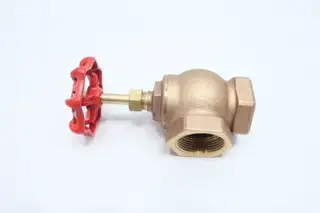 NEO 564G BRONZE THREADED ANGLE GLOBE VALVE 1-1/4IN NPT