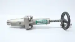 STRAHMAN SV1000 MANUAL STAINLESS PISTON VALVE 1-1/2IN NPT 600
