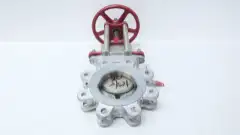 TRUELINE 1459 MANUAL STAINLESS LUGGED KNIFE GATE VALVE 4IN