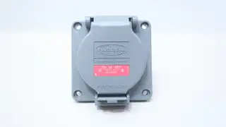 HUBBELL HBL2430SW WATERTIGHT TWIST LOCK RECEPTACLE 480V-AC 20A 3P 4W