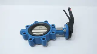 TECOFI VPB 4648 MANUAL IRON LUGGED BUTTERFLY VALVE 4IN 100