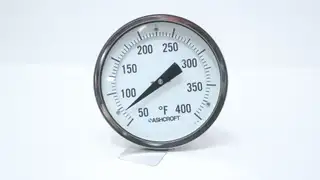 ASHCROFT 50 EI 60 E060 060 50/400F BIMETAL THERMOMETER 5IN 1/2IN 6IN NPT 50-400F