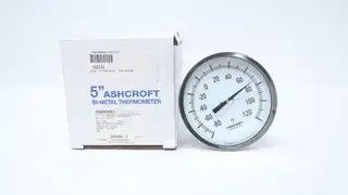 ASHCROFT 50 EI 42 E 060 -80/120F BIMETAL THERMOMETER 5IN -80-120F 1/2IN NPT