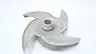 STAINLESS 4-VANE IMPELLER 17-1/2" OD REPLACES GOULDS 257-97-1203 3175S 4X6-18 thumbnail 1
