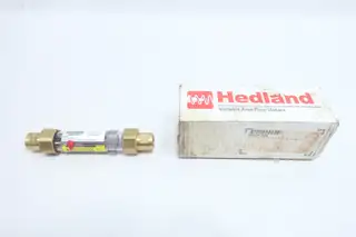HEDLAND H624-004 EZ-VIEW WATER FLOW METER 1/2IN NPT 0.5-4GPM