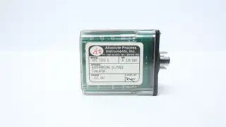 ABSOLUTE PROCESS API 7500 G TRANSMITTER RELAY 115V-AC