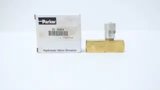 PARKER F400B 1A854 HYDRAULIC FLOW CONTROL VALVE 2000PSI 1/4IN NPT