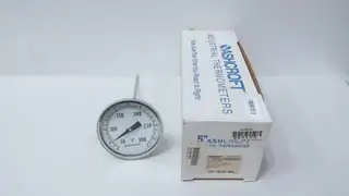 ASHCROFT 50 EI 60 E 090 50/300F BIMETAL THERMOMETER 5IN 9IN 50-300F 1/2IN NPT