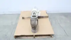 VALTEK MKI T/T MARK ONE PNEUMATIC STAINLESS ANGLE GLOBE CONTROL VALVE 4IN 600