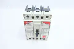 FEDERAL PIONEER CE3015B MOLDED CASE CIRCUIT BREAKER 250VDC 240/480/600VAC 3P 15A