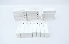 BOX OF 20 BRADY SDAL-RED-38ST-KA24 RED ALUMINIUM 6 PIN PADLOCK