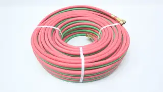 CONTINENTAL IP-7-2011 CONTITECH TWIN-LINE WELDING GRADE R HOSE 1/4IN 25FT 200PSI