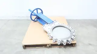 ORBINOX 20-3636M MANUAL STAINLESS LUGGED KNIFE GATE VALVE 16IN 150