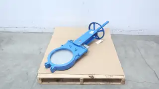 ORBINOX 10-2134MI MANUAL IRON KNIFE GATE VALVE 12IN 150