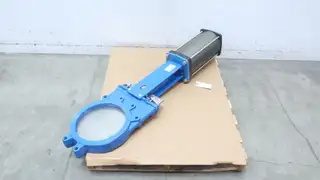 ORBINOX 10-2134MI PNEUMATIC IRON KNIFE GATE VALVE 12IN 150