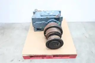 SEW EURODRIVE MC2PLSF04 HELICAL GEAR DRIVE UNIT 75HP 19.25:1
