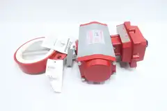 BRAY 30 PNEUMATIC STAINLESS WAFER CONTROL VALVE 6IN