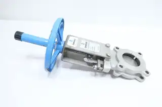 ORBINOX 20-3636MI-03.0-SSY MANUAL STAINLESS LUGGED KNIFE GATE VALVE 3I