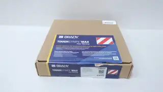 BRADY 170070 TOUGH STRIPE MAX RED/WHITE STRIPE FLOOR MARKING TAPE 2IN X 100FT
