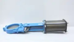 ORBINOX 10-2134M PNEUMATIC STAINLESS LUGGED KNIFE GATE VALVE 10IN