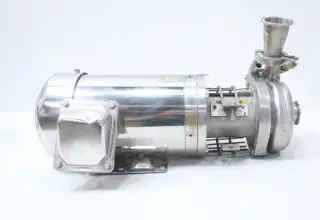 TOP-FLO C114-MG-56C CENTRIFUGAL PUMP 1-1/2HP 460V-AC SANITARY STAINLESS