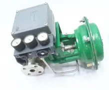 FISHER 225-A3 PNEUMATIC STAINLESS FLANGED CONTROL VALVE 1IN 150
