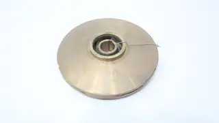 BABCOCK WILCOX 28F1 BRASS 6-VANE IMPELLER 9-1/4IN