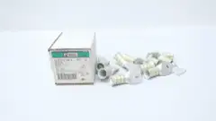 BOX OF 10 PANDUIT LCAF4/0-38-X ONE HOLE FLARED BARREL COPPER LUG