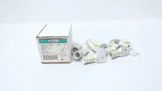BOX OF 10 PANDUIT LCAF4/0-38-X ONE HOLE FLARED BARREL COPPER LUG