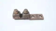 BURNDY QQA40-2N TWO HOLE MOUNTING HEAVY DUTY COPPER LUG CONNECTOR