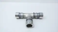 KANZEN SCH 40 STAINLESS PIPE TEE 1-1/2IN X 1-1/2IN X 1-1/2IN NPT