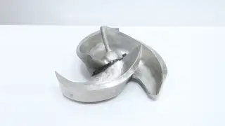 ALLIS CHALMERS PWO A2 STAINLESS 3-VANE IMPELLER 14IN