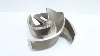 ALLIS CHALMERS PWO A3 10X8-21 STAINLESS 4-VANE IMPELLER 19IN