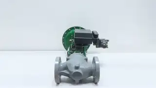 FISHER ED 3582 657 SIZE 40 PNEUMATIC STEEL FLANGED CONTROL VALVE 2IN 300