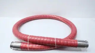 CONTINENTAL 46026 EXTREMEFLEX BEVERAGE EZ-CLEAN HOSE 2IN TRI-CLAMP 9FT