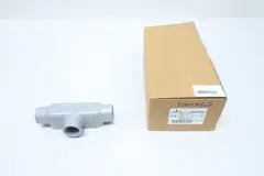 BOX OF 5 APPLETON APP T100-A T ALUMINUM CONDUIT BODY 1IN NPT