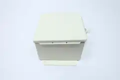 HOFFMAN A606CH STEEL WALL MOUNT ELECTRICAL ENCLOSURE 6IN X 6IN X 4IN