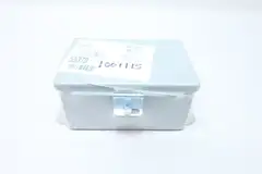 HOFFMAN A604CH STEEL JIC BOX W/ HINGED COVER 4IN X 6IN X 3IN