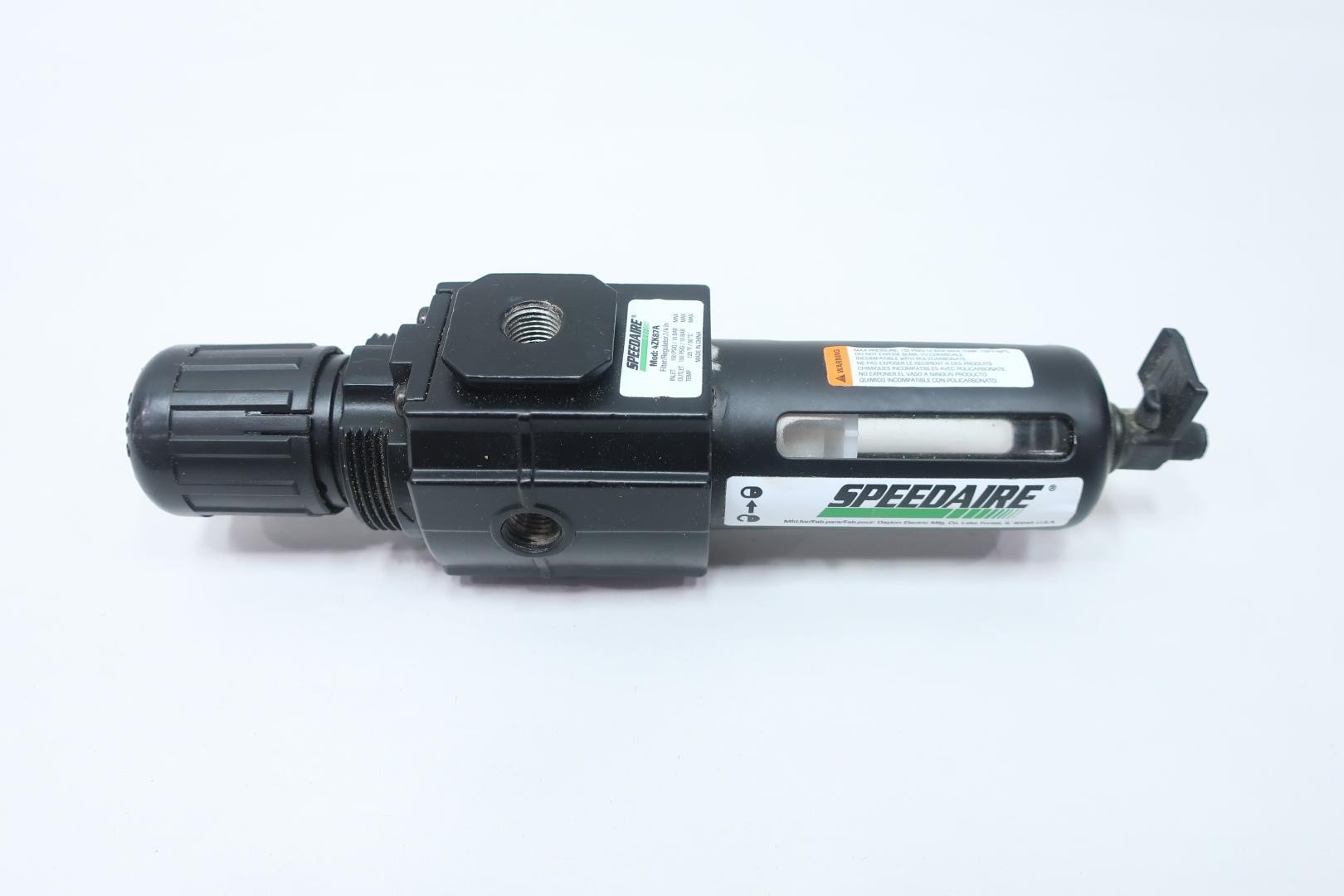 リュ SPEEDAIRE 4ZK87A PNEUMATIC FILTER-REGULATOR 1/4IN NPT 150PSI