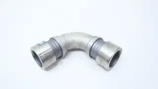 LOKRING SS40-EL90-P24-LR STAINLESS PIPE ELBOW 1-1/2IN X 1-1/2IN