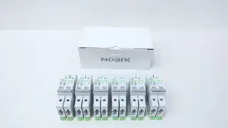 BOX OF 6 NOARK B1N2C25 MINIATURE CIRCUIT BREAKER 25A AMP 240V-AC 2P