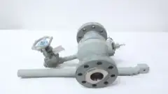 CAMERON LF2 MANUAL IRON FLANGED BALL VALVE 800 2IN X 1IN