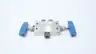 PARKER 9MP7-MANXBD-TG-SS-HYG MANUAL STAINLESS 3-WAY NEEDLE VALVE 15000PSI 9/16IN thumbnail 1