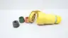 DANIEL WOODHEAD 29W75 WATERTITE YELLOW RUBBER CONNECTOR 30A 3PH 250V-AC thumbnail 1